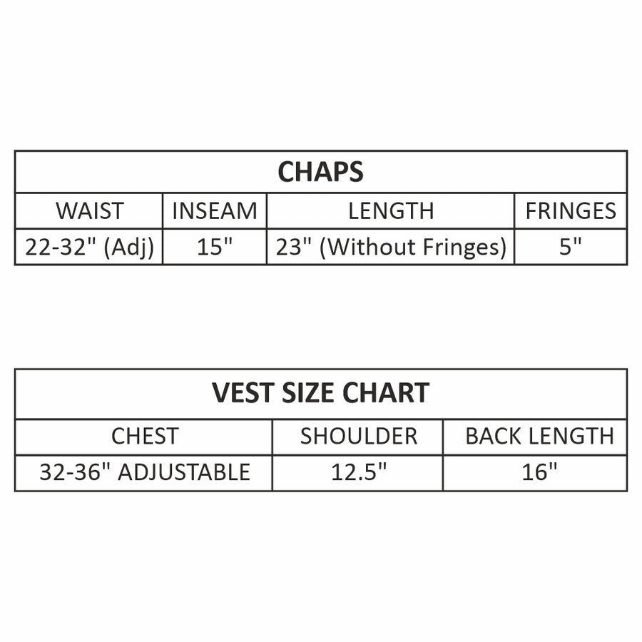 Hilason Junior Youth Bull Riding Pro Rodeo Leather Protective Vest Chaps