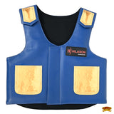 Hilason Junior Youth Bull Riding Pro Rodeo Leather Protective Vest Chaps