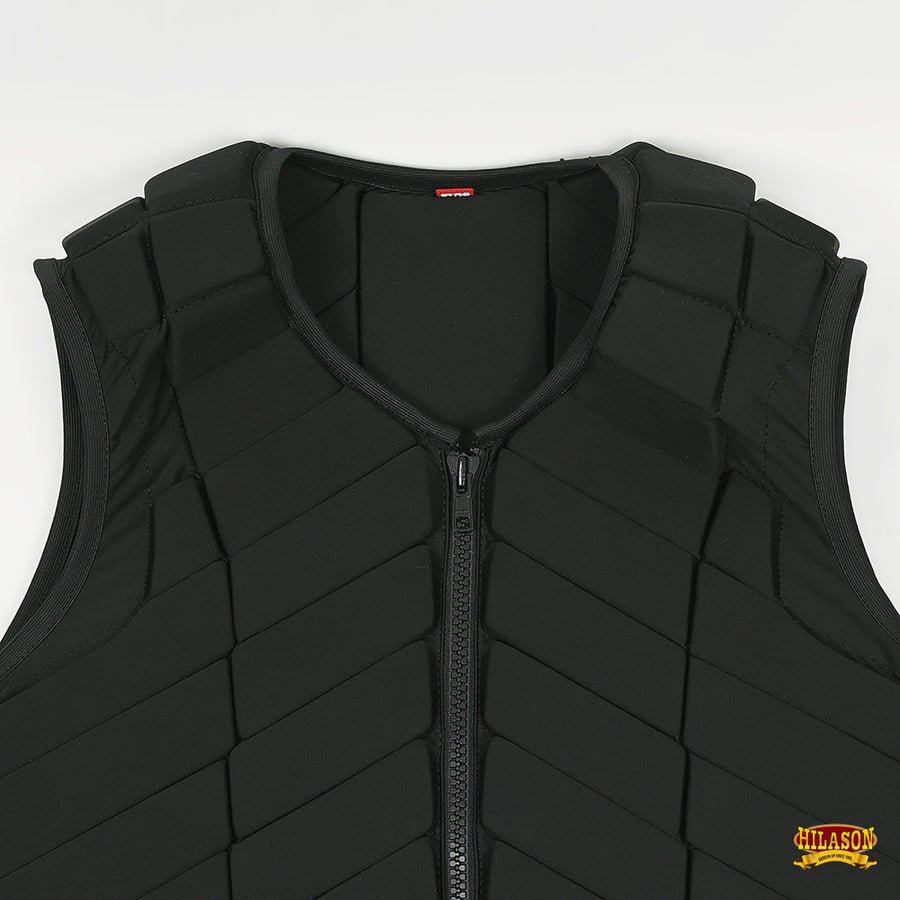 HILASON Equestrian Horse Vest Safety Protective Adult Eventing Black |Horse Riding |Unisex |Rodeo