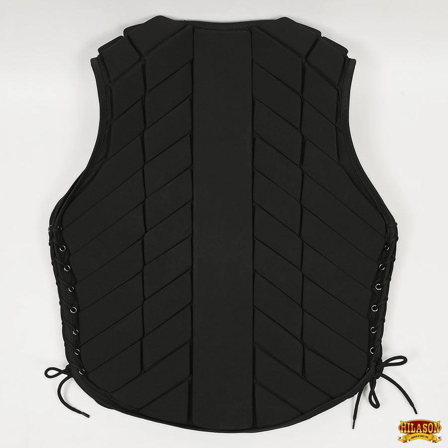 HILASON Equestrian Horse Vest Safety Protective Adult Eventing Black |Horse Riding |Unisex |Rodeo