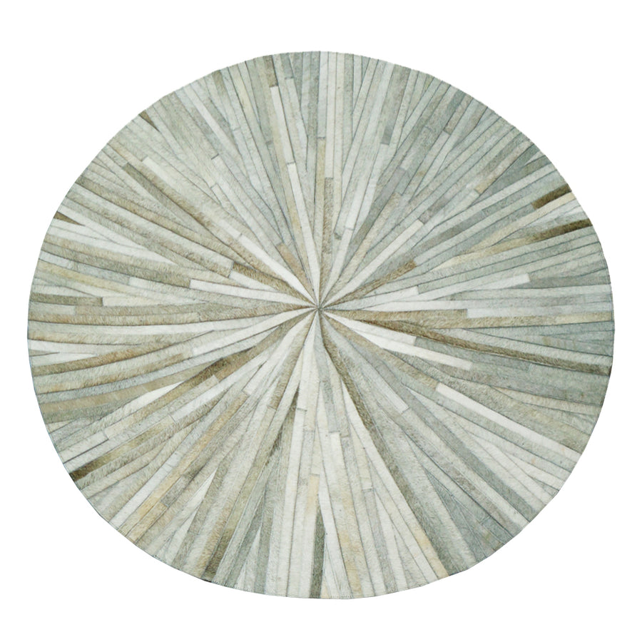 5 Ft HILASON W. Style Round Home Decorated Indoor Leather Rugs Carpet by Hilason ā Cowboy and equestrian accessories