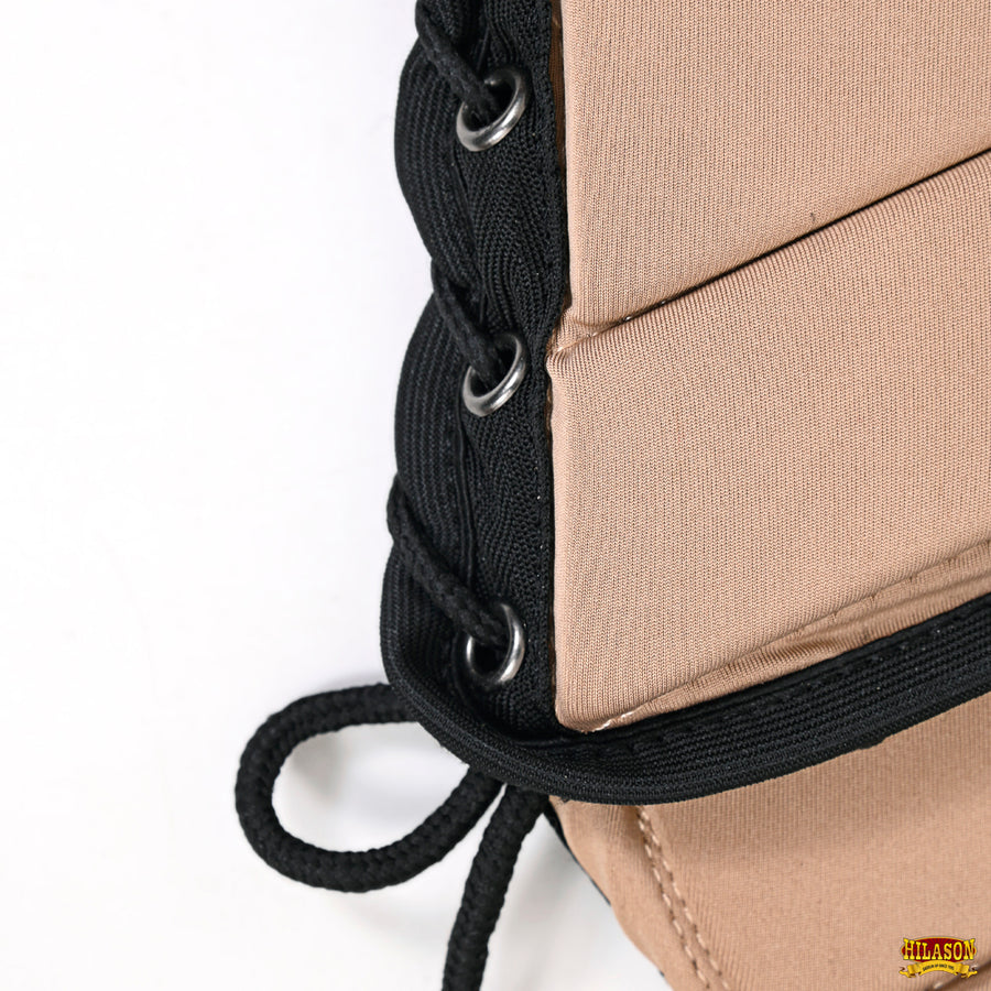 HILASON Equestrian Horse Vest Safety Protective Adult Eventing Tan | Riding Unisex Rodeo