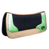 30 X 30 Western Wool Felt Horse Saddle Pad Alligator Print Leather