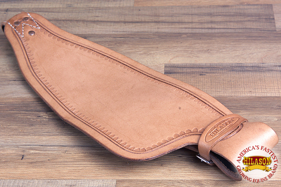 HILASON Leather Saddle Replacement Fender Pair with Hobble Straps Adult Saddles Fenders for Horse