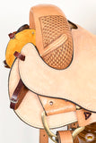 Horse Bronc Saddle Hilason Classic Series Rodeo American Leather