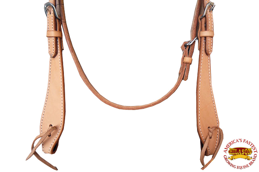 Hilason Western American Leather Horse Bridle Headstall Tan