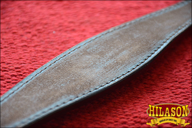 HILASON Western Horse Headstall Breast Collar Set Genuine American Leather Plain Rough Out Dark Brown | For Horses Headstalls
