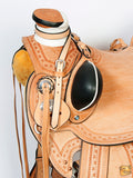 Western Horse Wade Saddle American Leather Ranch Roping Tan