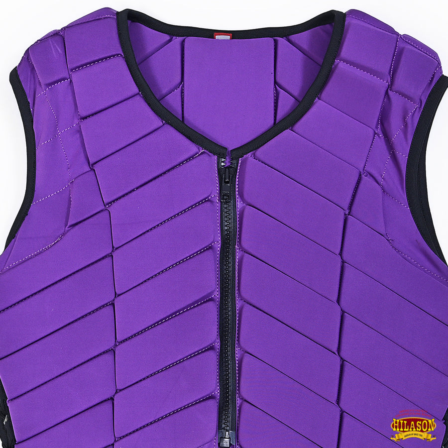 HILASON Equestrian Horse Vest Safety Protective Adult Eventing Purple |Horse Riding |Unisex |Rodeo