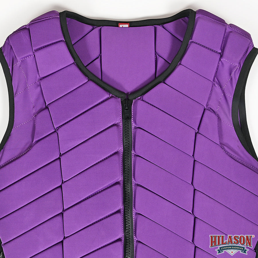HILASON Equestrian Horse Vest Safety Protective Adult Eventing Purple |Horse Riding |Unisex |Rodeo