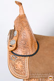 Hilason Western Horse Treeless Trail Barrel Saddle American Leather