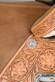 Hilason Western Horse Treeless Trail Barrel Saddle American Leather
