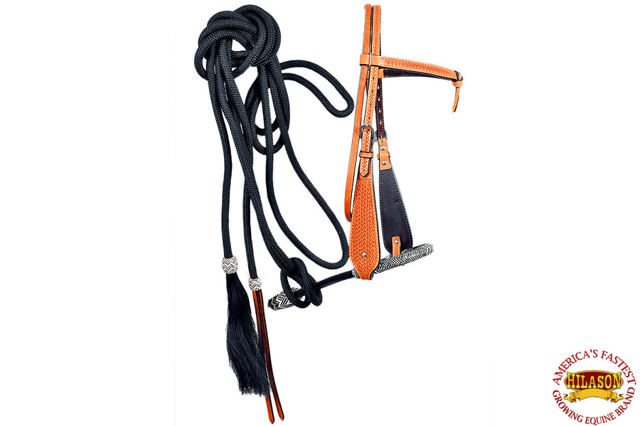 HILASON Western Horse Headstall Genuine American Leather | for Horses Headstalls