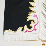 Hilason Handmade Genuine Leather Chaps Adult Handtooled Rodeo Bull Riding