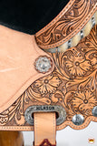 Flex Tree Western Horse Saddle American Leather Trail Barrel By Hilason