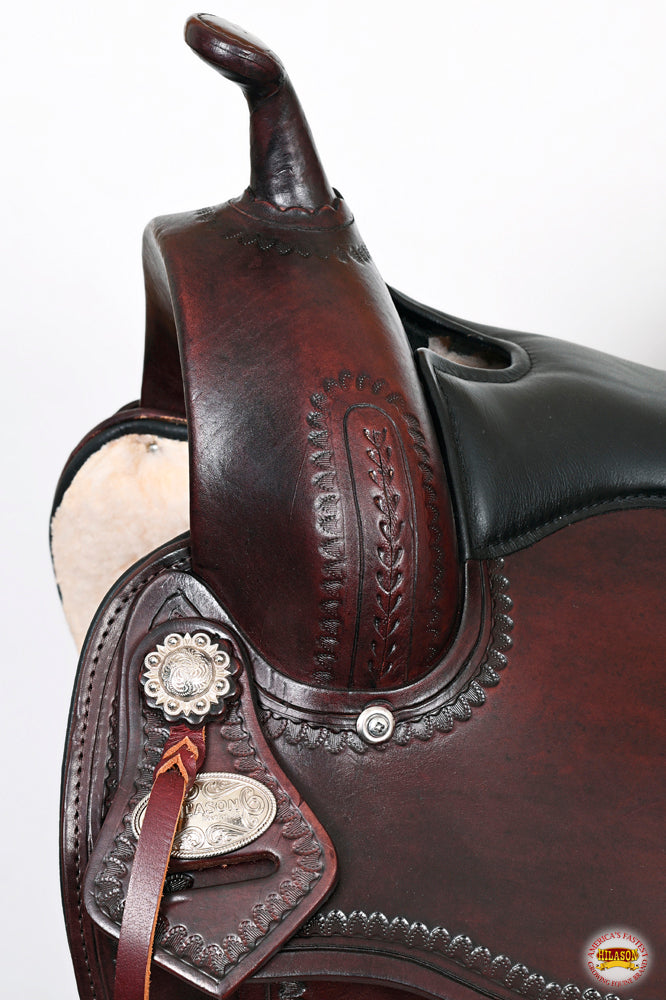 HILASON Western Horse Saddle American Leather Flex Tree Trail & Pleasure Chocolate Brown | for Horses