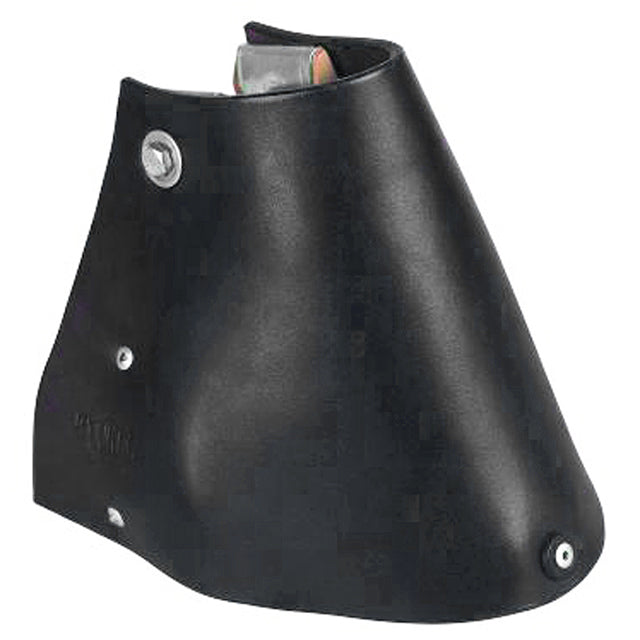 Tucker 1.5" Neck Oversize Military Hooded Ergobalance Horse Wood Stirrups Black