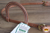 Hilason Hermann Oak Leather Chicago Screw One Ear Horse Headstall