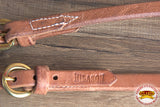 Hilason Hermann Oak Leather Chicago Screw One Ear Horse Headstall