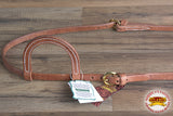 Hilason Hermann Oak Leather Chicago Screw One Ear Horse Headstall