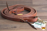 HILASON Hermann Oak Harness Leather Water Loop Tie Rein Brown 8Ft.
