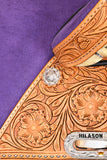 Hilason Western Horse Treeless Trail Barrel American Leather Saddle