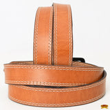 HILASON Western Genuine Leather Belt for Men Women Cowboy Cowgirl Handmade Unisex Full Grain Heavy Duty Tooled Belt for Jeans