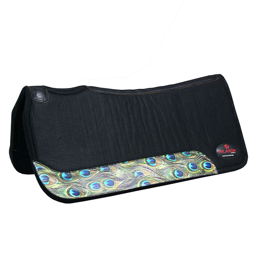 HILASON 31 In X 30 In Western Horse 100% Wool Felt Saddle Pad