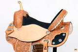 HILASON Western Horse Saddle American Leather Flex Trail Barrel | Leather Saddle | Western Saddle | Saddle for Horses | Horse Saddle Western