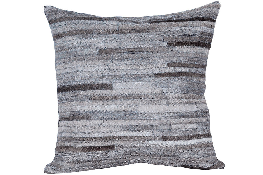 Pl510-F Cowhide Leather Hair-On Patchwork Cushion Pillow Cover