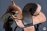 Hilason Western Horse Treeless Trail Barrel Saddle American Leather