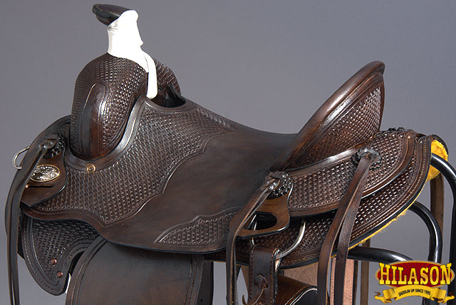 HILASON Western Horse Saddle American Leather Ranch Roping Cowboy | Hand Tooled Wade & For Horses
