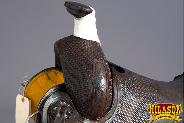 HILASON Western Horse Saddle American Leather Ranch Roping Cowboy | Hand Tooled Wade & For Horses