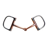HILASON Western Stainless Steel Dee Ring Copper Mouth Horse Bit 5 in | Bit | Stainless Steel | Horse Bits | Western Bit | Horse Snaffle Bits | Horse Training and Racing Bit | Snaffle Bits for Horses