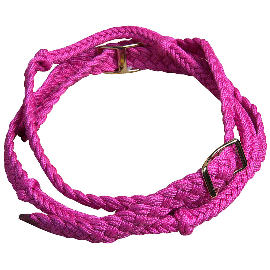 1 Inch X 6 Ft. Hilason Western Tack Horse Braided Poly Barrel Reins
