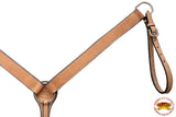 Western Horse Breast Collar Tack American Leather Tan Hilason