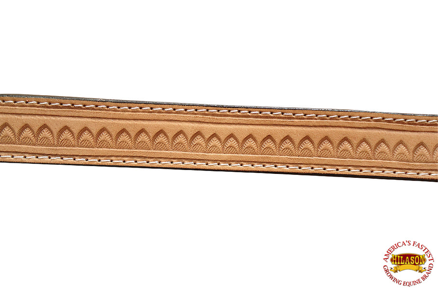 HILASON Western Horse Breast Collar American Leather Tan Hand Tool | for Horses
