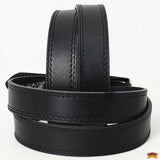 HILASON Western Genuine Leather Belt for Men Women Cowboy Cowgirl Handmade Unisex Full Grain Heavy Duty Tooled Belt for Jeans
