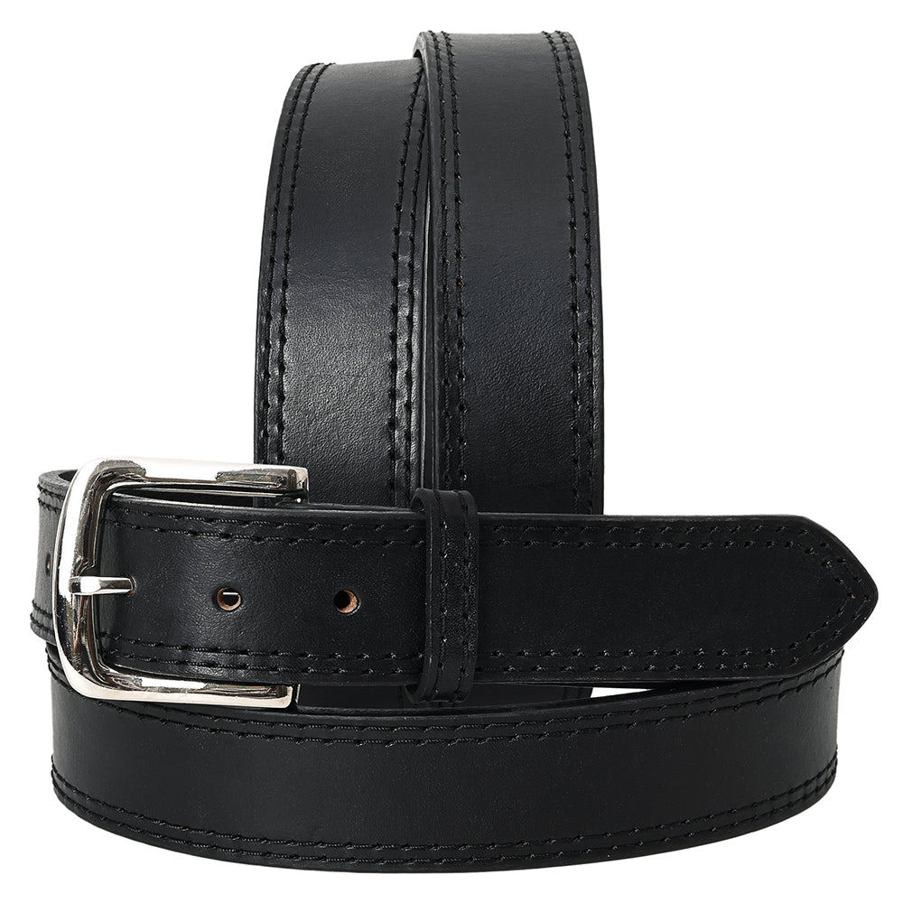 HILASON Western Genuine Leather Belt for Men Women Cowboy Cowgirl Handmade Unisex Full Grain Heavy Duty Tooled Belt for Jeans