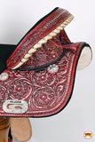 Hilason Western Horse Treeless Trail Barrel Saddle American Leather