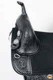 Hilason Western Horse Treeless Trail Barrel American Leather Saddle