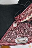 Hilason Western Horse Treeless Trail Barrel American Leather Saddle