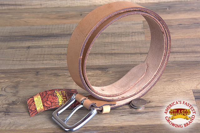 HILASON Western Genuine Leather Belt for Men Women Cowboy Cowgirl Handmade Unisex Full Grain Heavy Duty Tooled Belt for Jeans