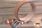 HILASON Western Genuine Leather Belt for Men Women Cowboy Cowgirl Handmade Unisex Full Grain Heavy Duty Tooled Belt for Jeans