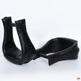 Hilason Western Saddle Bell Oil Leather Horse Stirrups Neck 3 In