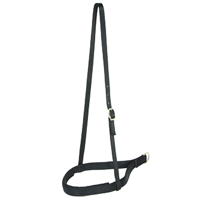 1" Hilason Western Double Ply Horse Nylon Noseband Black - Uhorse
