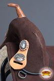 15 Treeless Western Trail Barrel Racing American Leather Saddle Hilason
