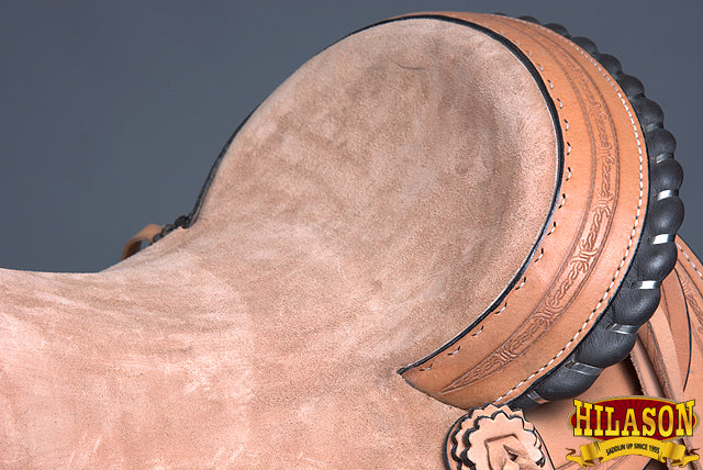 HILASON Western Horse Saddle American Leather Ranch Roping Cowboy | Hand Tooled Wade & For Horses