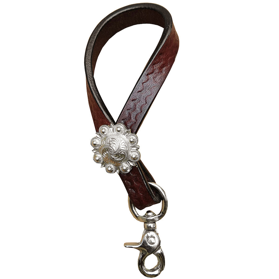 HILASON 4 Inch Leather Horse Tie Down Hobble Keeper Sunset Hand Tool | Ties Straps for Horses
