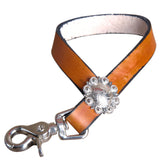 HILASON 4 Inch Leather Horse Tie Down Hobble Keeper Sunset Hand Tool | Horse Tie Down | Leather Horse Ties Down | Tie Down Straps for Horses | Leather Tie Down for Horses